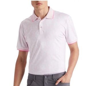 G/Fore Mens Blossom Polo Shirt Pink Size XL‎ Golf Athleisure